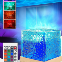 Dynamic Water Ripple Projection Light, USB Portable Night Lamp for Home Decor